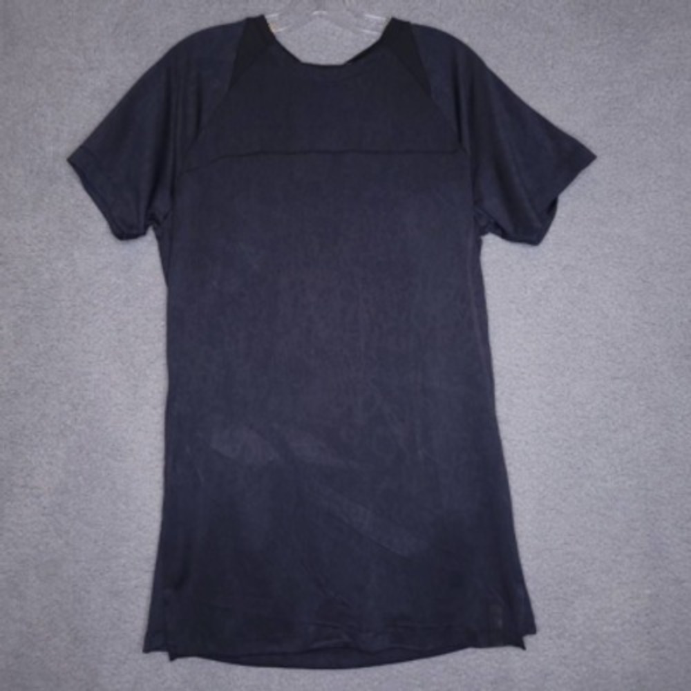 Spyder Shirt Mens Activewear Short Sleeve T Black Crew Neck Lightweight S New